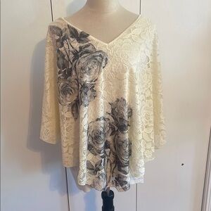 Floral Lace Women's Top